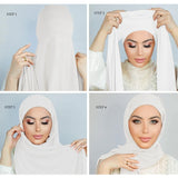 Instant Chiffon With Attached Undercap